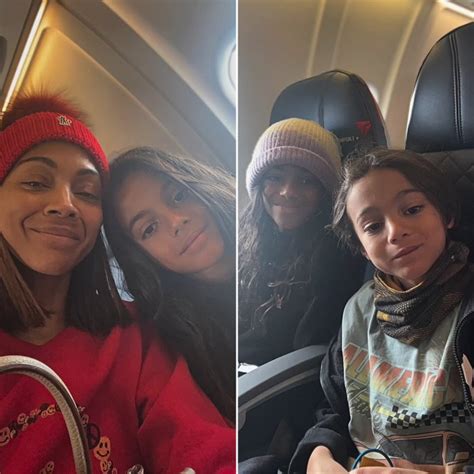 Zoe Saldana’s Kids Are So Grown Up In Rare Photos。